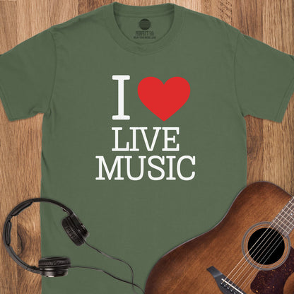 I Love Live Music T-Shirt