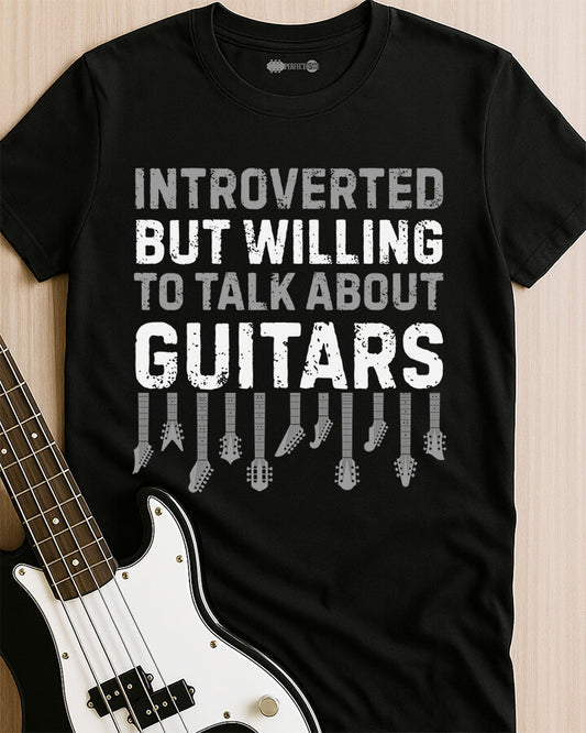 Introverted Guitarist T-Shirt