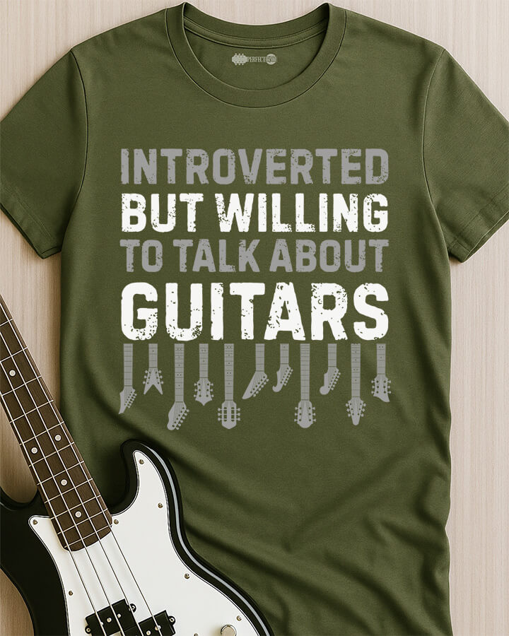 Introverted Guitarist T-Shirt