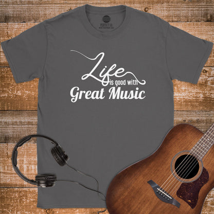 LIFE WITH MUSIC T-SHIRT