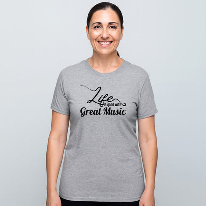 LIFE WITH MUSIC T-SHIRT