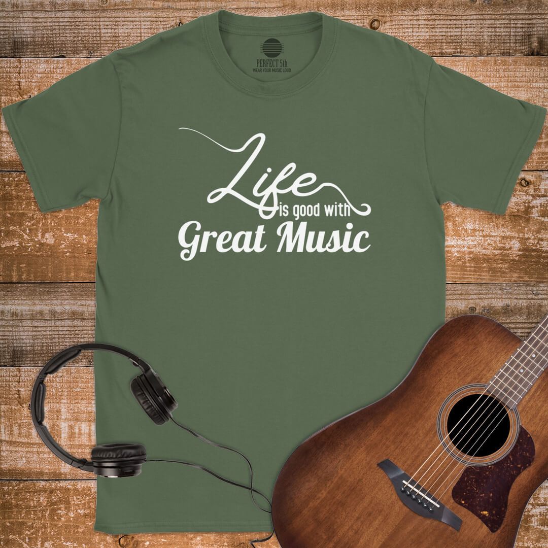 LIFE WITH MUSIC T-SHIRT