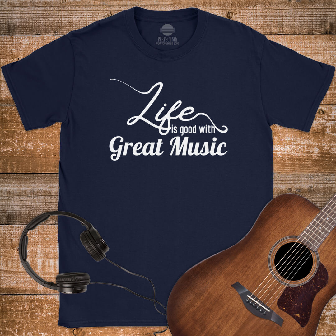 LIFE WITH MUSIC T-SHIRT