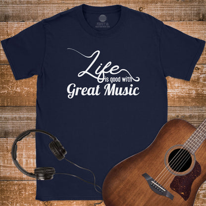 LIFE WITH MUSIC T-SHIRT