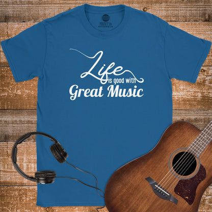 LIFE WITH MUSIC T-SHIRT