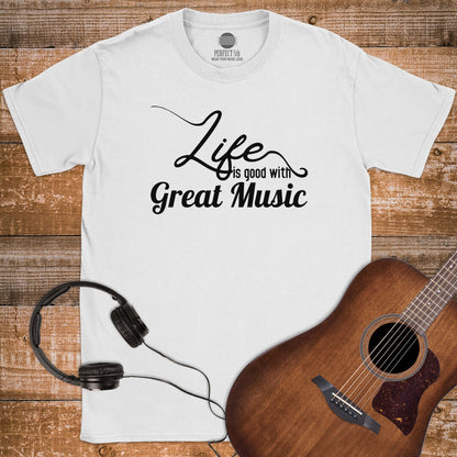 LIFE WITH MUSIC T-SHIRT