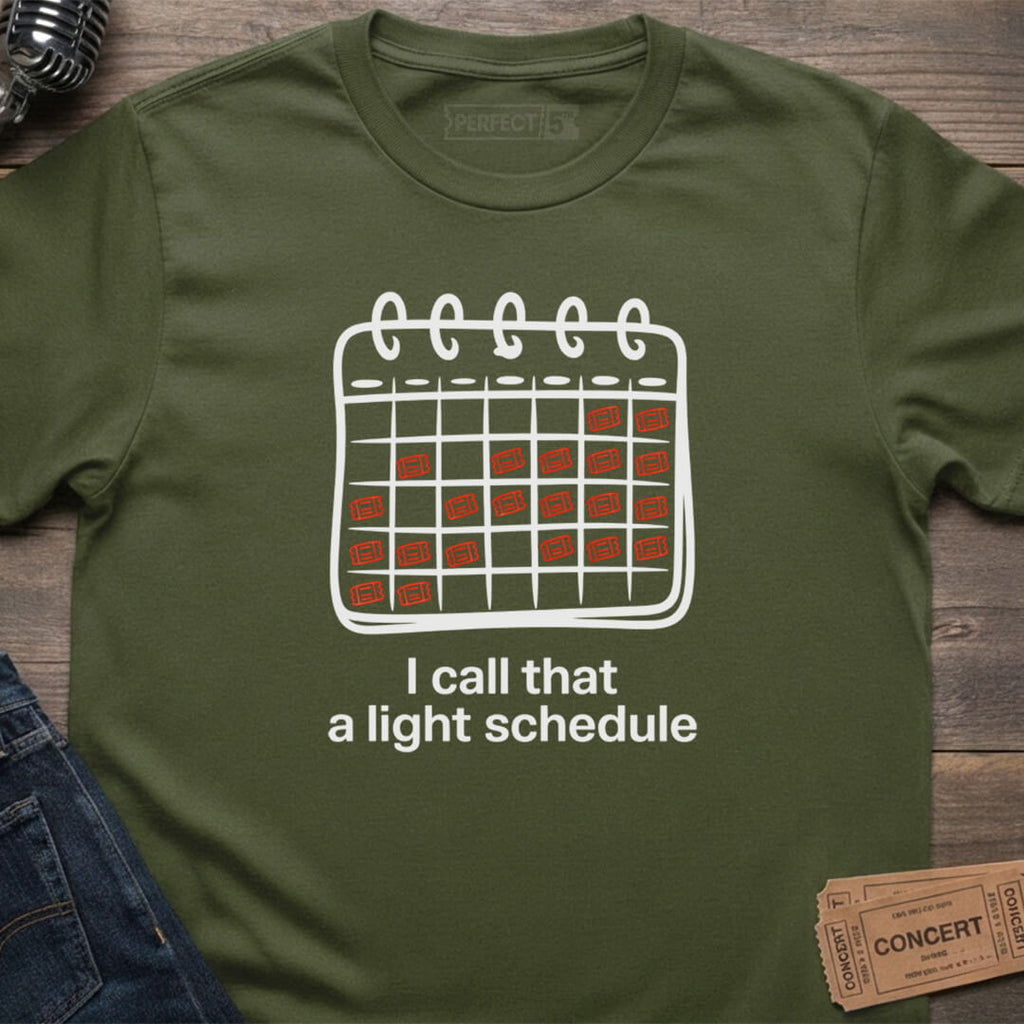 LIGHT SCHEDULE T-SHIRT
