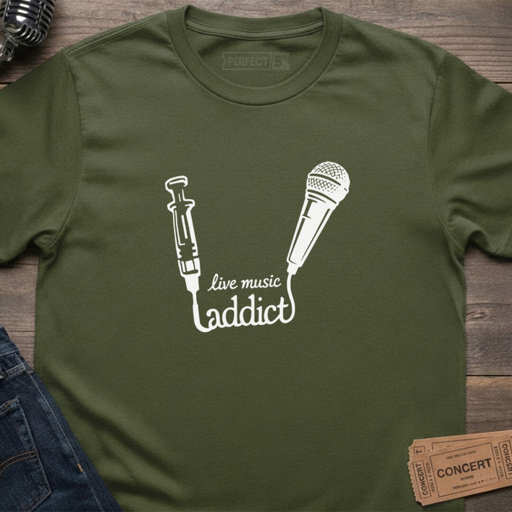 LIVE MUSIC ADDICT T-SHIRT