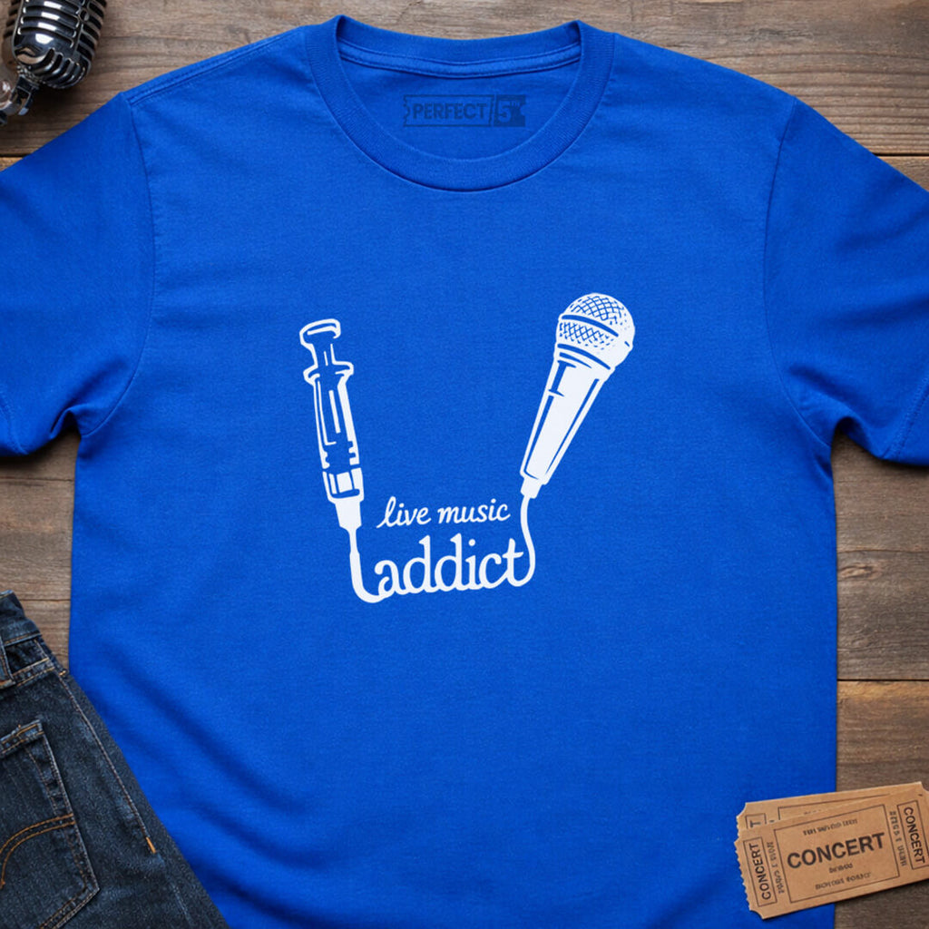 LIVE MUSIC ADDICT T-SHIRT