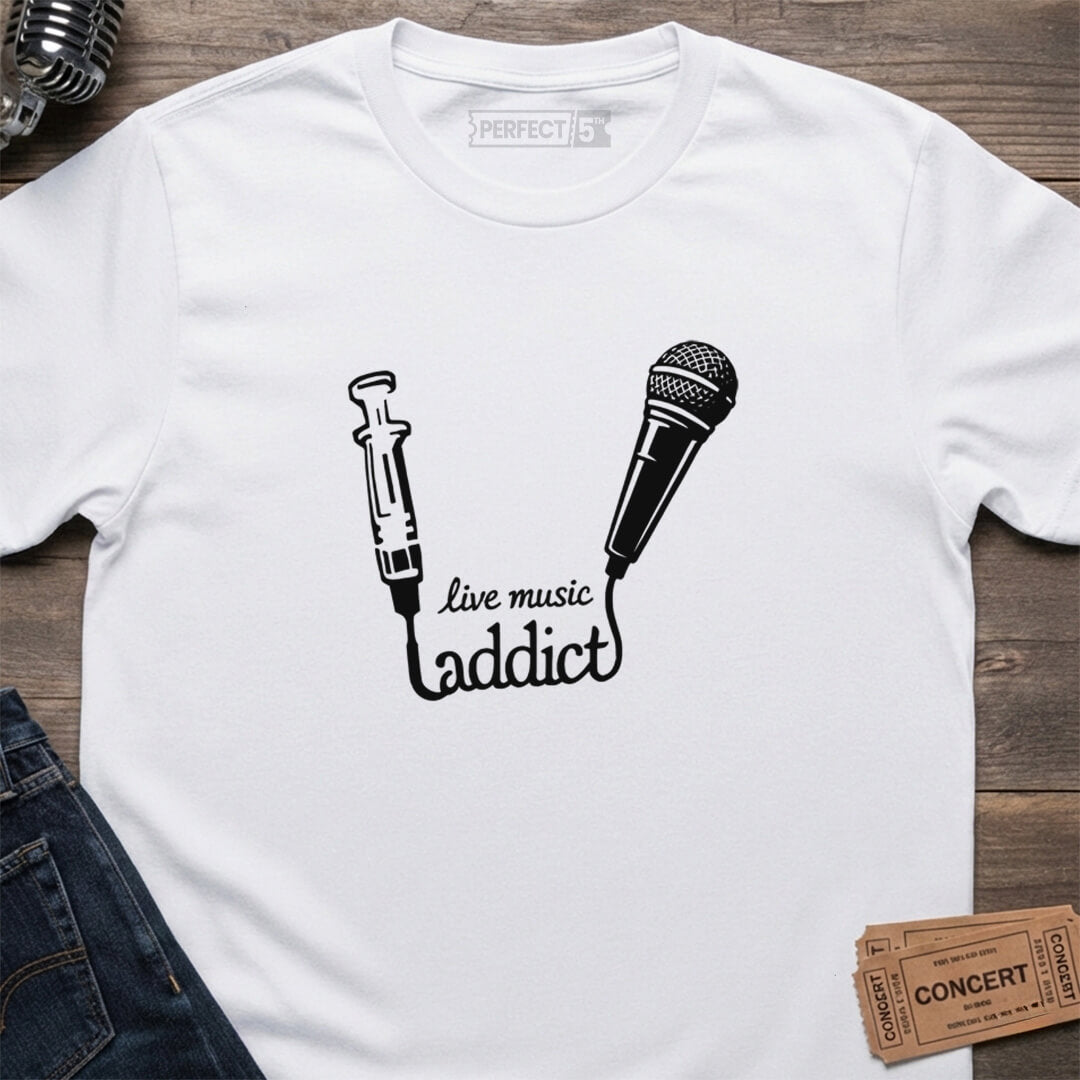 LIVE MUSIC ADDICT T-SHIRT