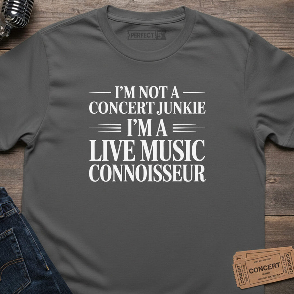 LIVE MUSIC CONNOISSEUR T-SHIRT