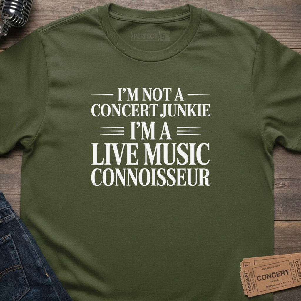 LIVE MUSIC CONNOISSEUR T-SHIRT