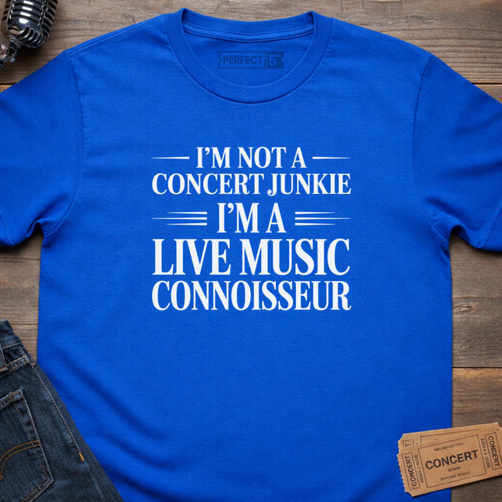 LIVE MUSIC CONNOISSEUR T-SHIRT