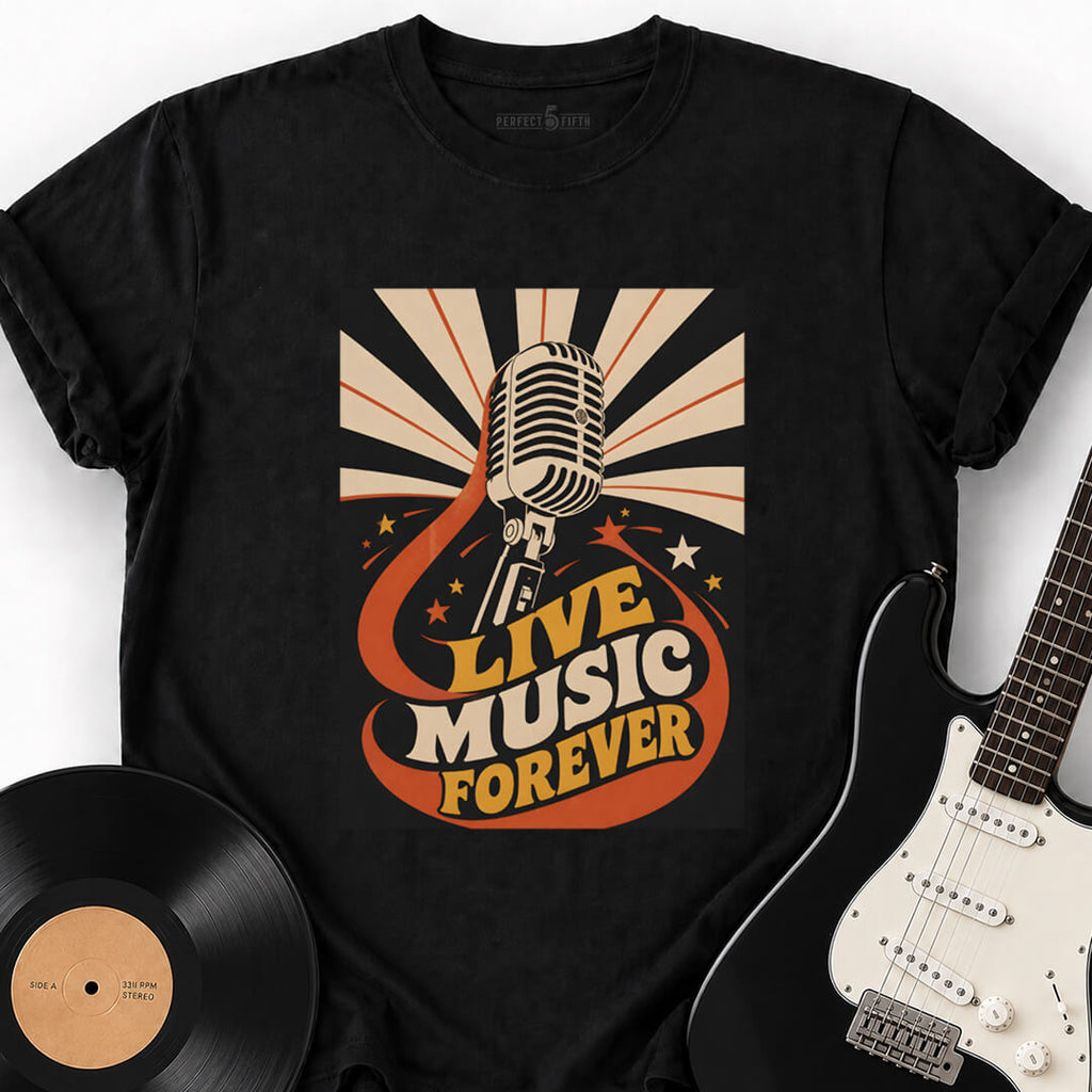 LIVE MUSIC FOREVER T-SHIRT