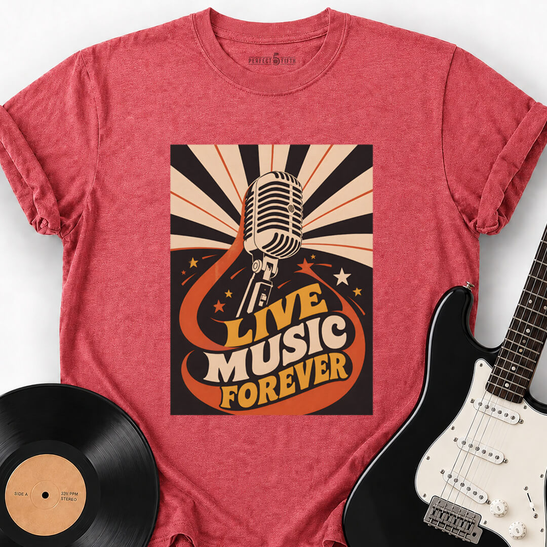 LIVE MUSIC FOREVER T-SHIRT