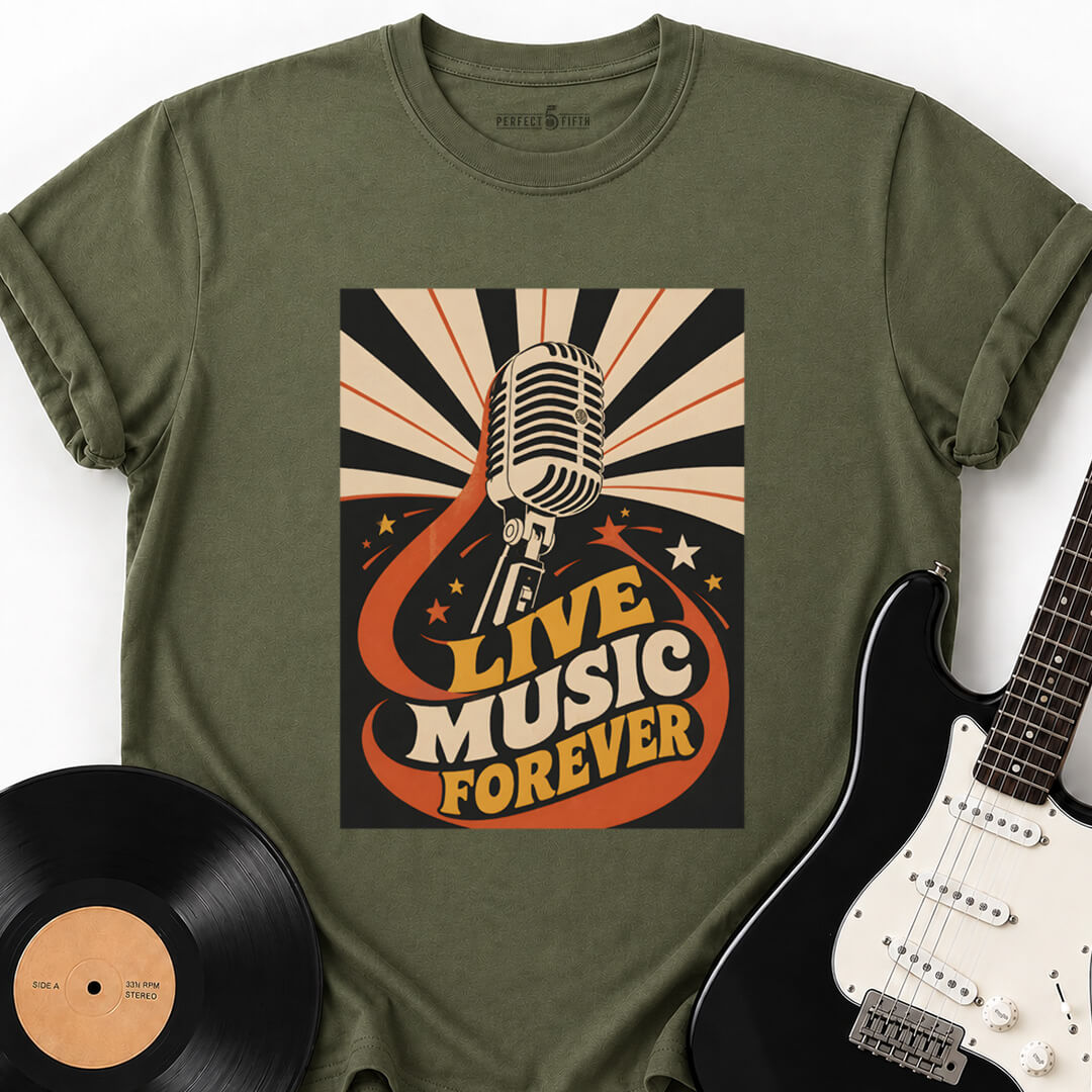 LIVE MUSIC FOREVER T-SHIRT