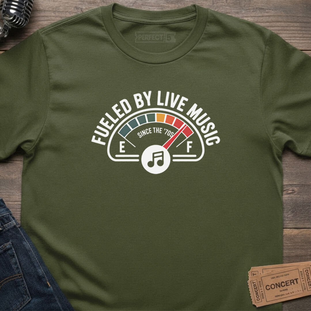 LIVE MUSIC FUEL 70 T-SHIRT