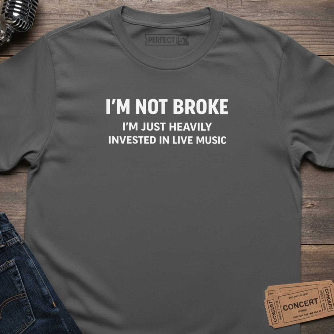 LIVE MUSIC INVESTOR T-SHIRT