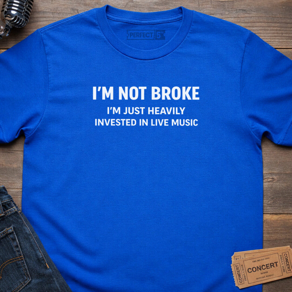LIVE MUSIC INVESTOR T-SHIRT