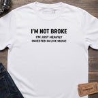 LIVE MUSIC INVESTOR T-SHIRT