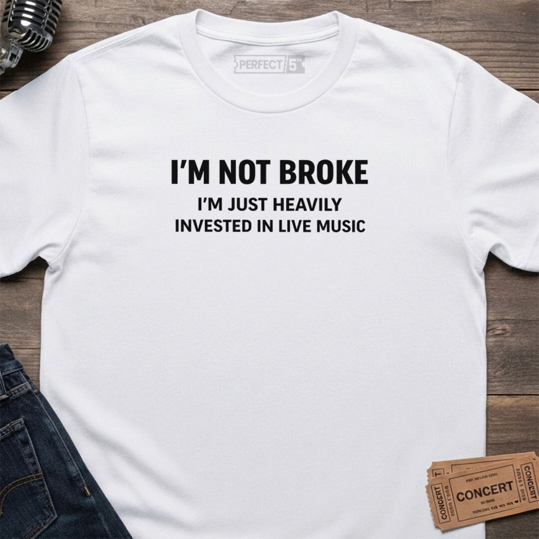 LIVE MUSIC INVESTOR T-SHIRT
