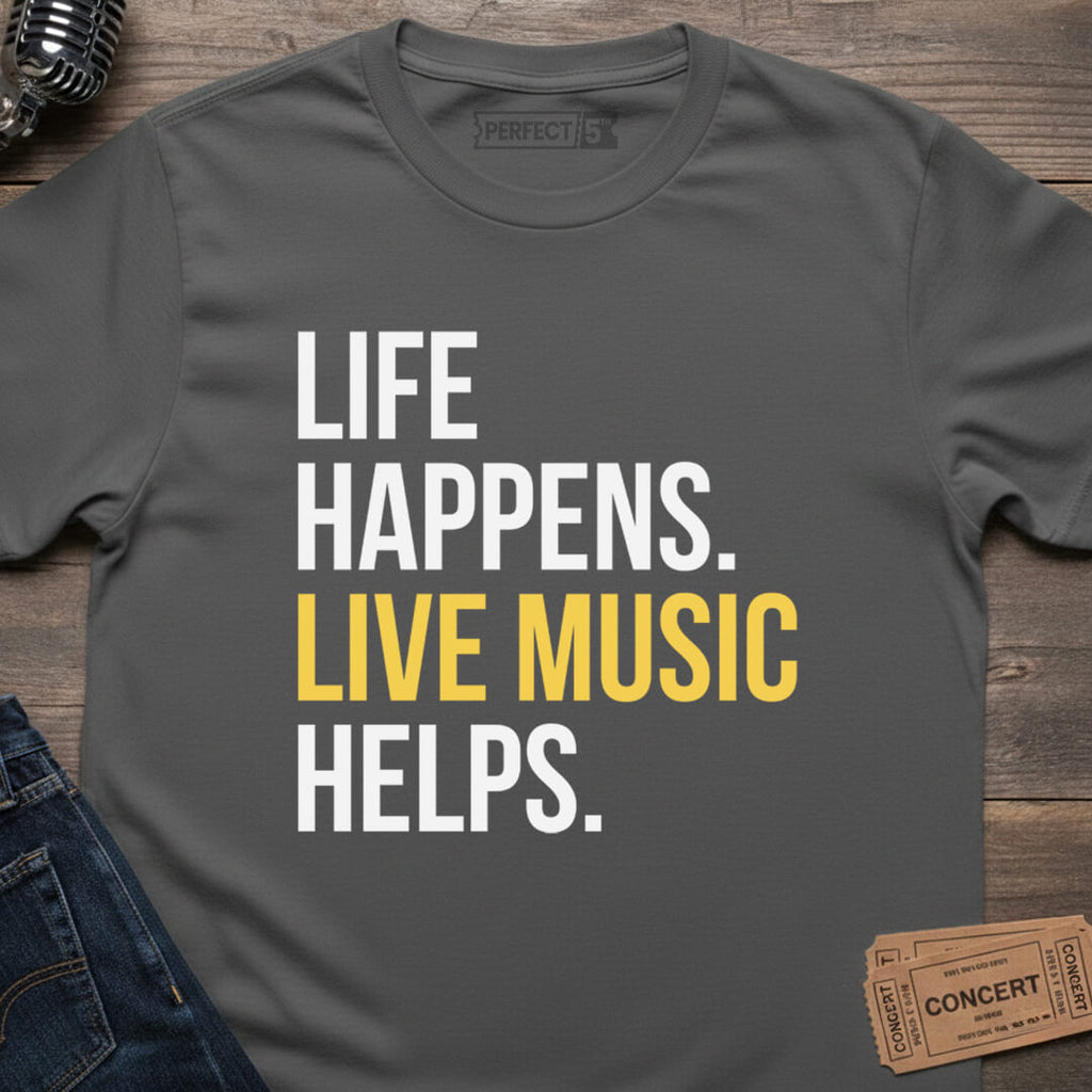 LIVE MUSIC LIFE T-SHIRT