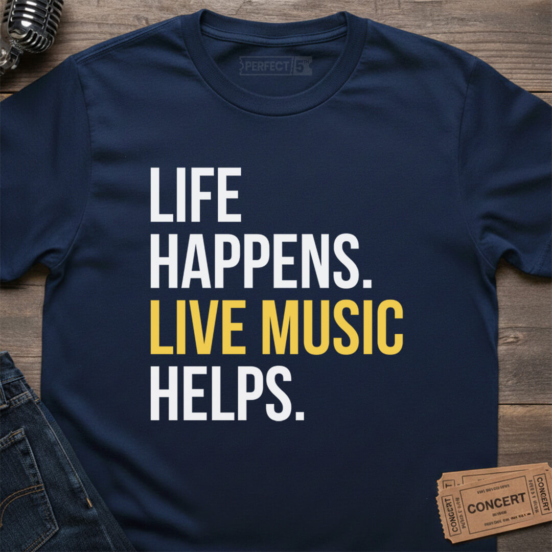 LIVE MUSIC LIFE T-SHIRT