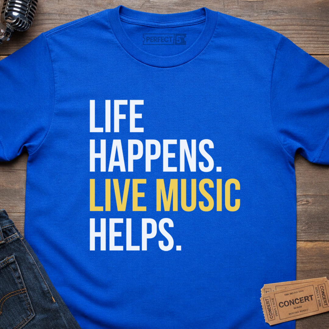 LIVE MUSIC LIFE T-SHIRT