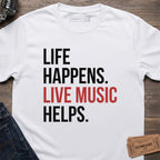 LIVE MUSIC LIFE T-SHIRT