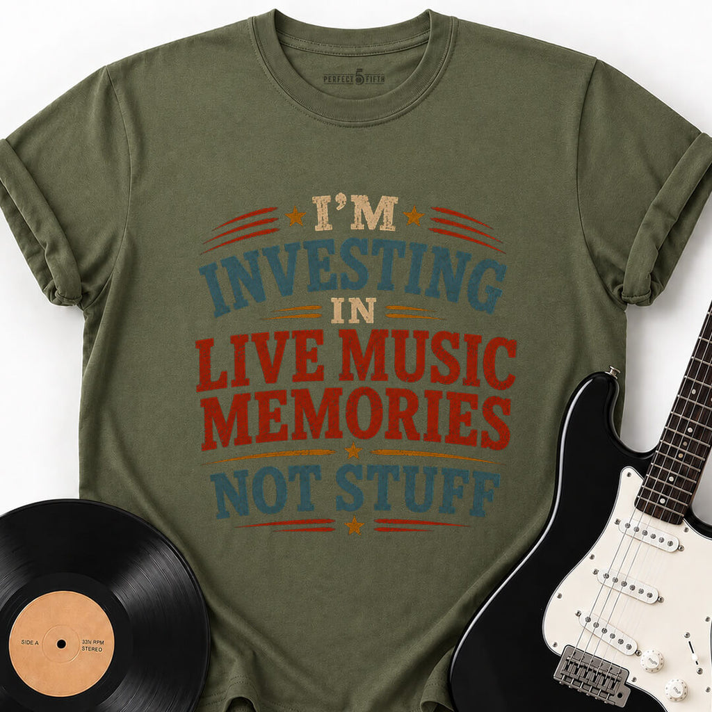 LIVE MUSIC MEMORIES T-SHIRT
