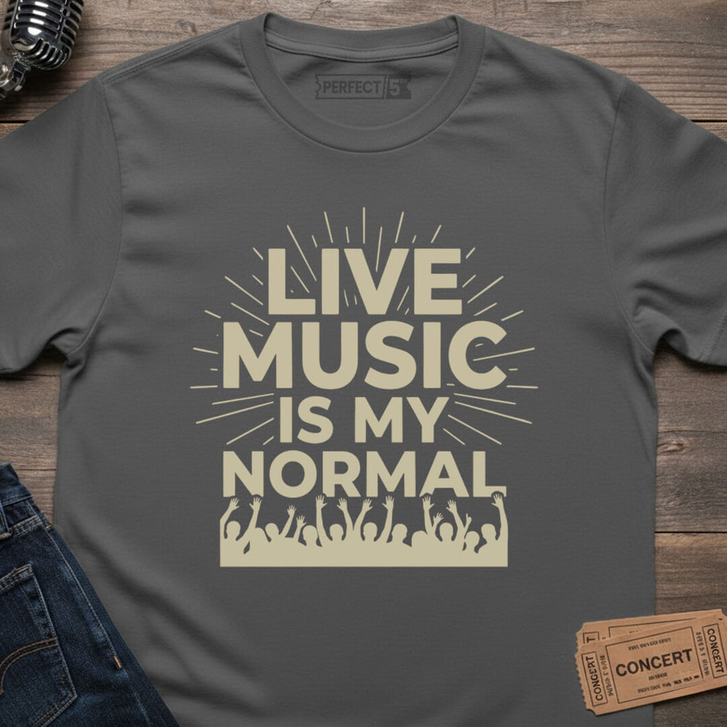 LIVE MUSIC NORMAL T-SHIRT
