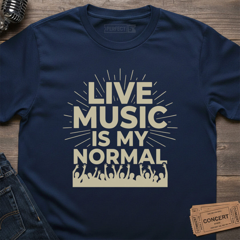 LIVE MUSIC NORMAL T-SHIRT