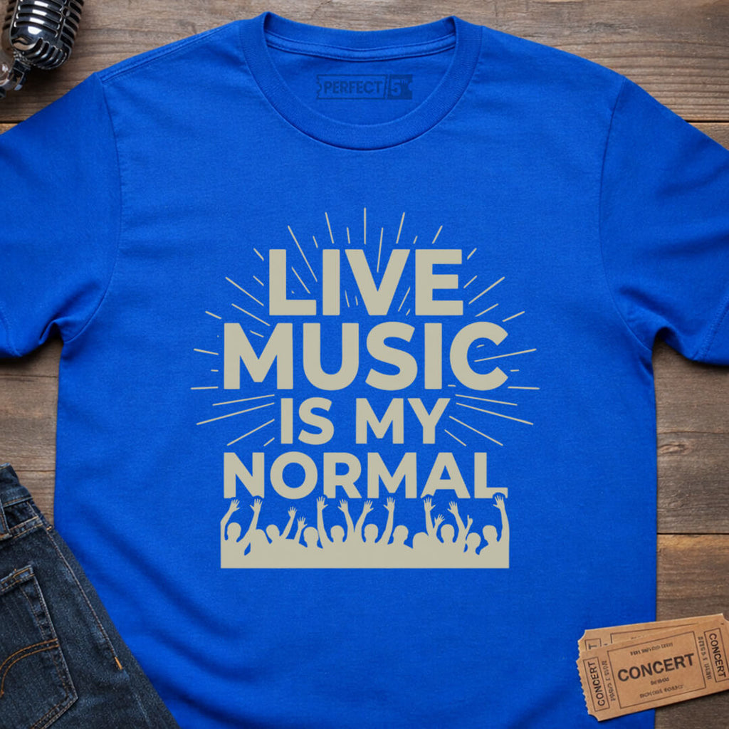 LIVE MUSIC NORMAL T-SHIRT
