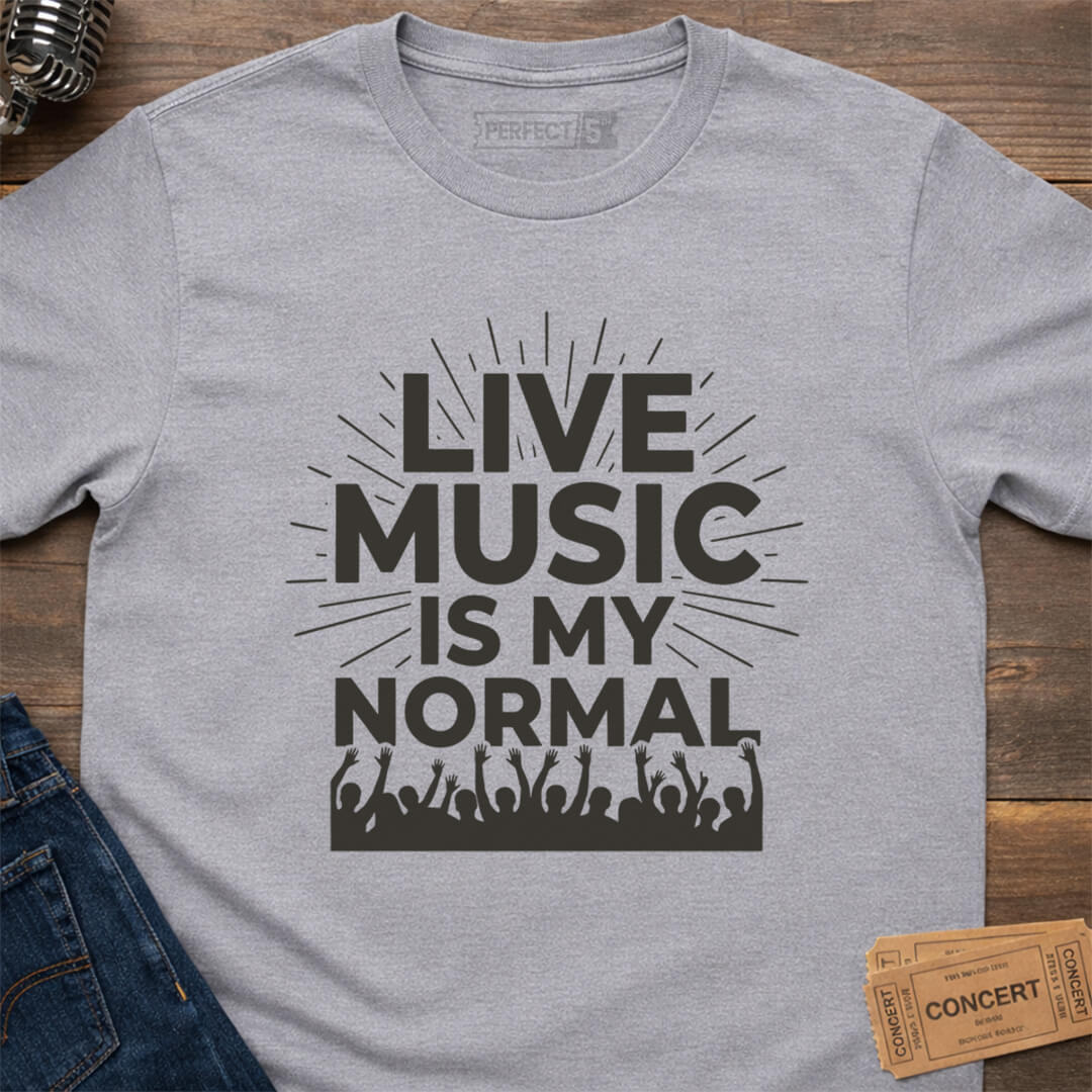 LIVE MUSIC NORMAL T-SHIRT