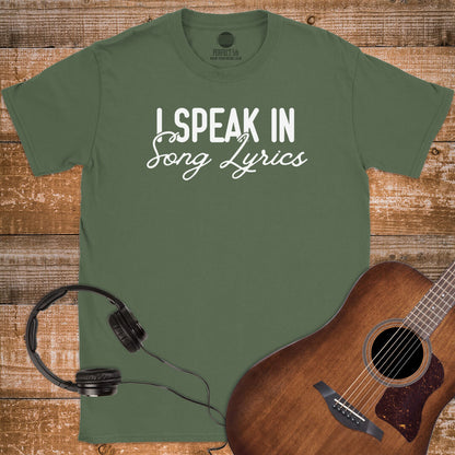 LYRIC LANGUAGE MODE T-SHIRT