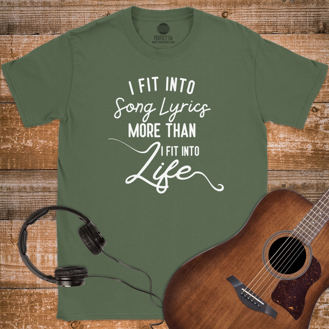 LYRIC OVER LIFE T-SHIRT