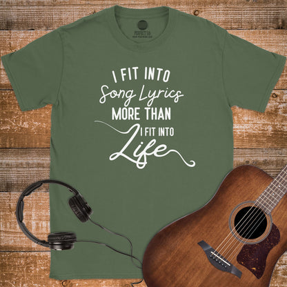 LYRIC OVER LIFE T-SHIRT