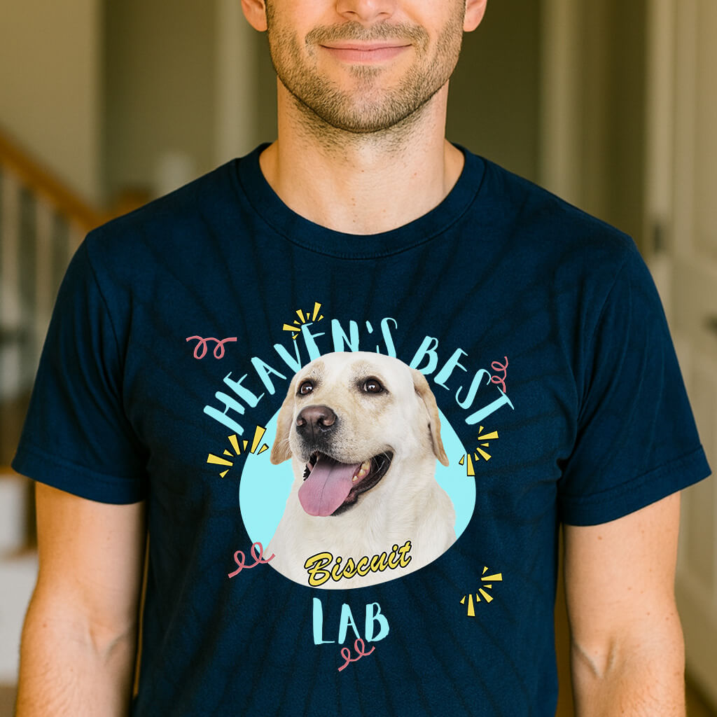 Heaven's Best Dog Tie Dye Custom Tee
