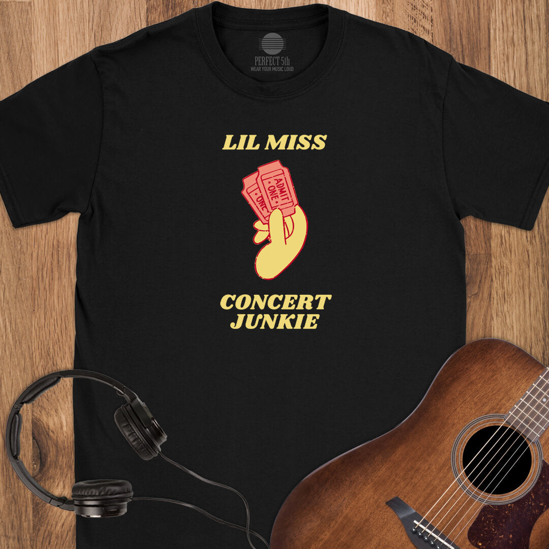 Lil Miss Concert Junkie T-Shirt