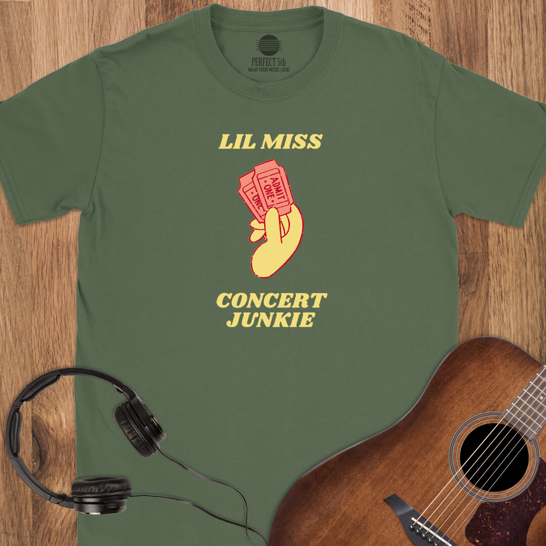 Lil Miss Concert Junkie T-Shirt