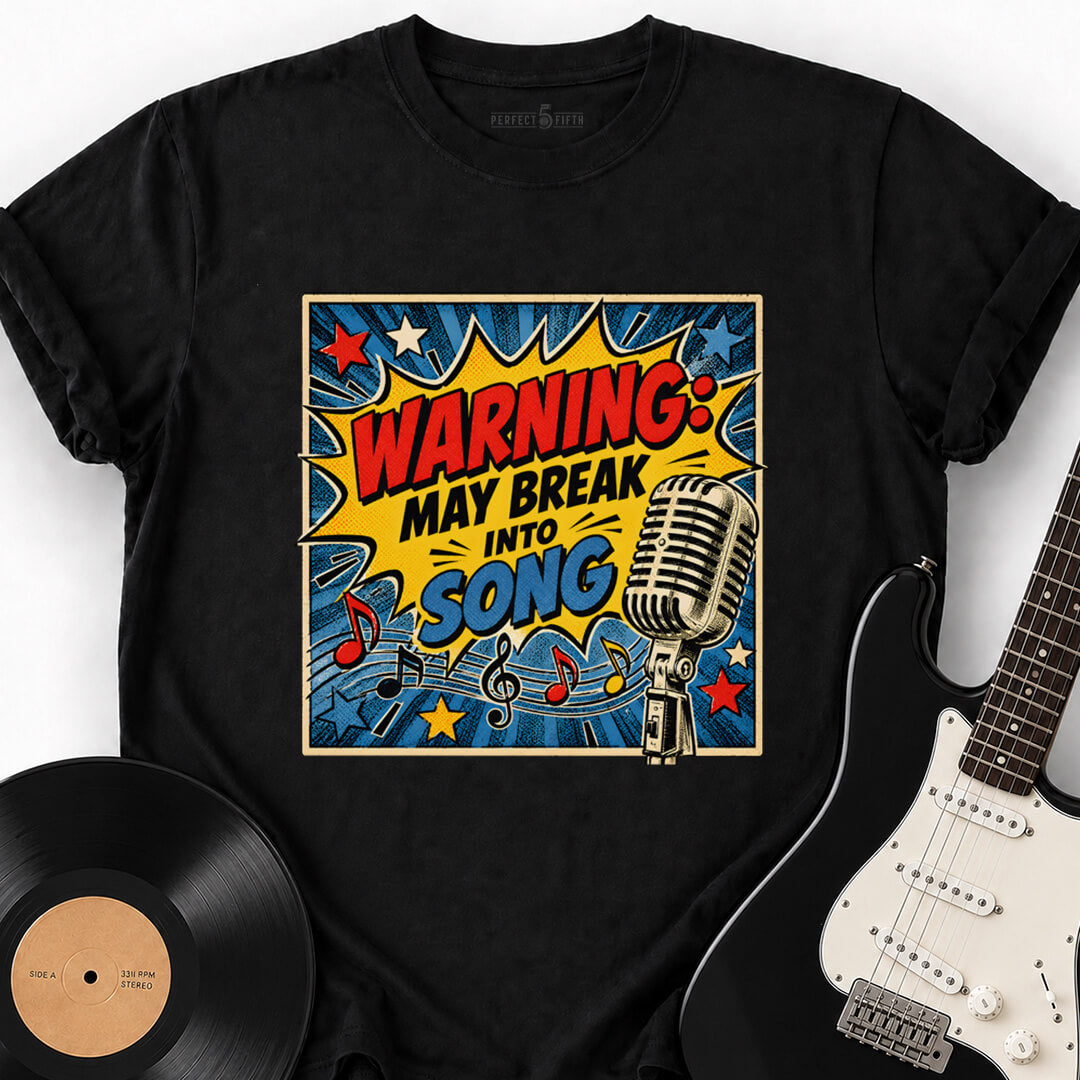 MAY BREAK INTO SONG T-SHIRT