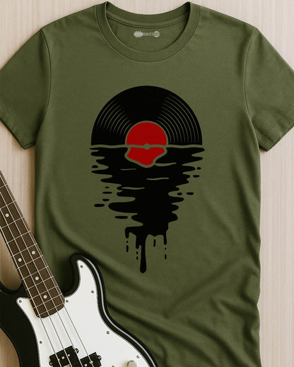 Melting Vinyl Sunset T-Shirt