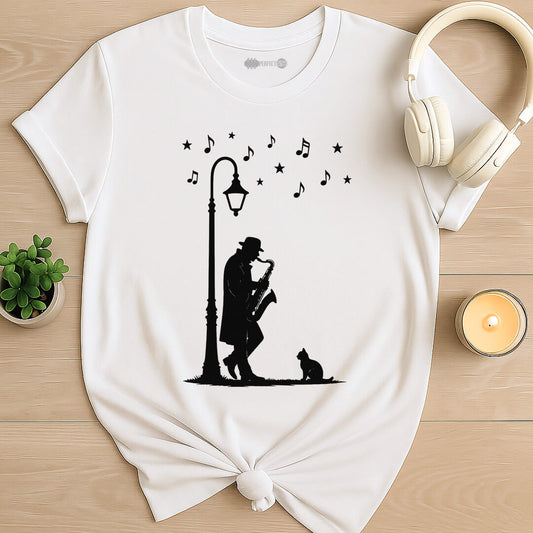 Midnight Sax Serenade T-Shirt