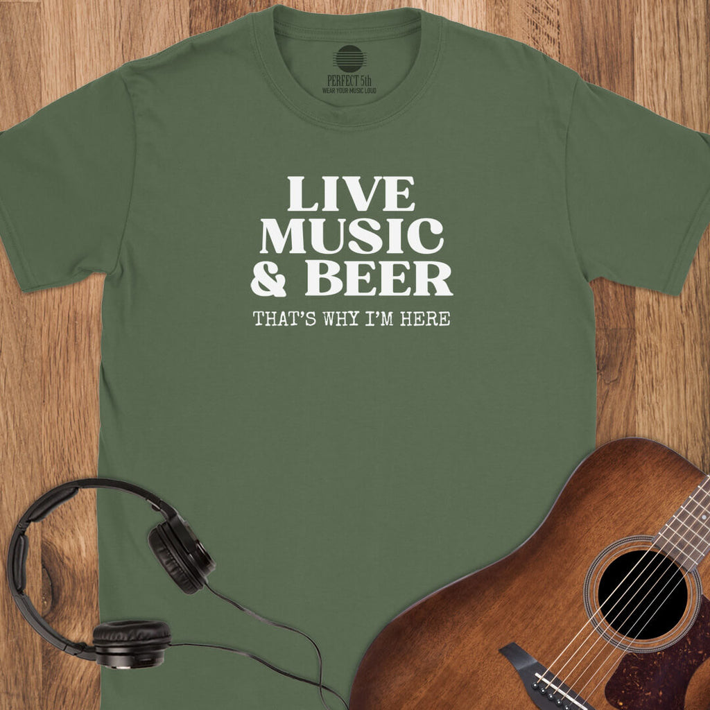 Music Beer Life T-Shirt