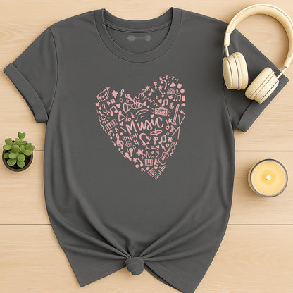 Music Heart T-Shirt