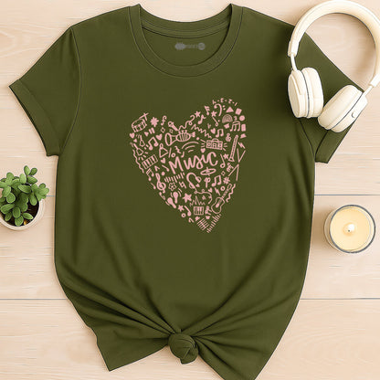 Music Heart T-Shirt