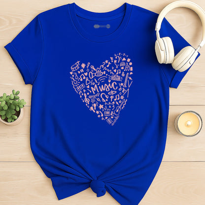 Music Heart T-Shirt