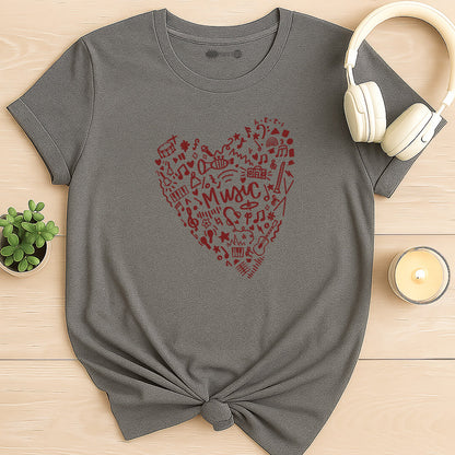 Music Heart T-Shirt