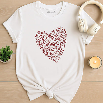 Music Heart T-Shirt