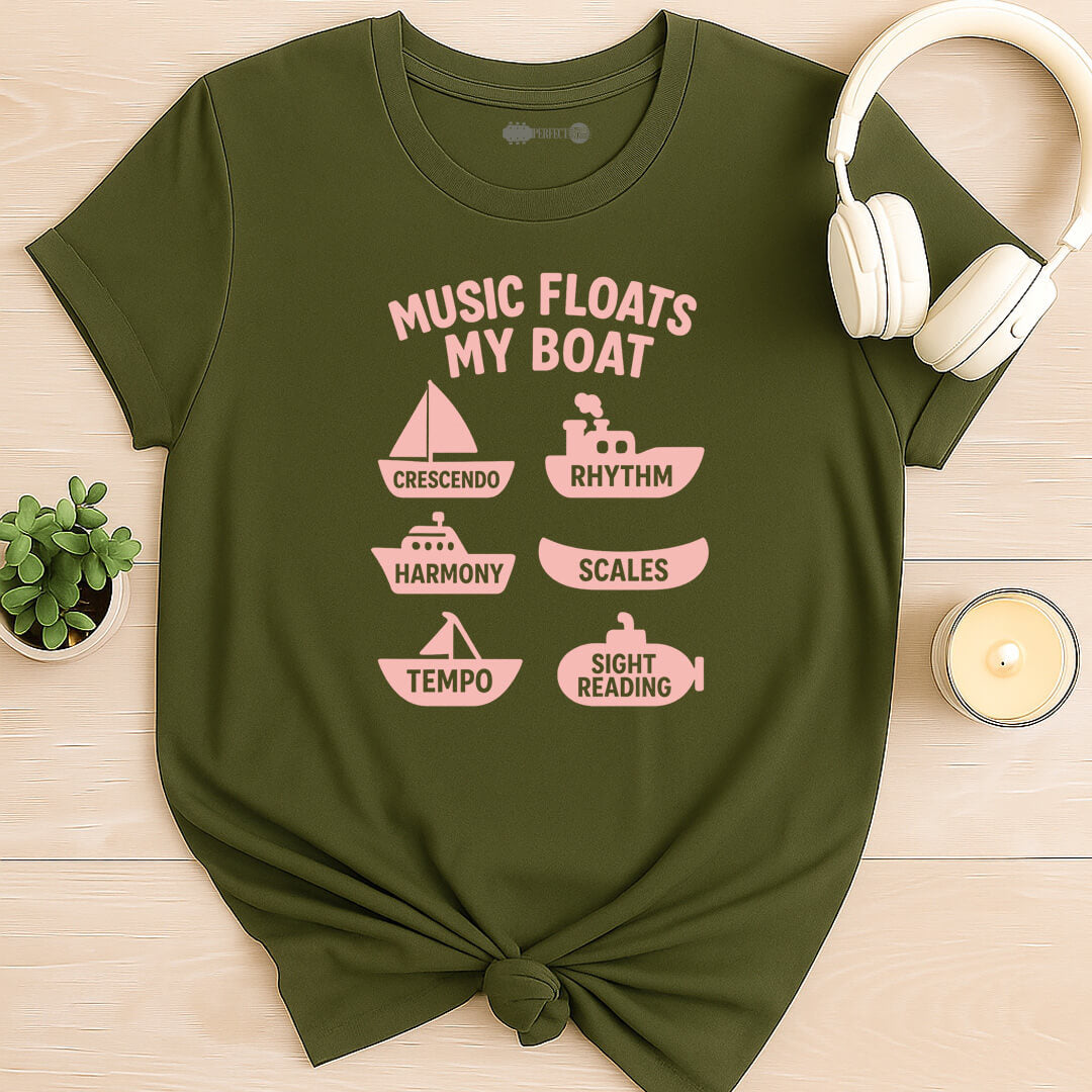 Musical Boats T-Shirt